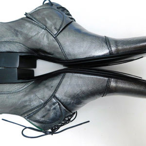 Andrea Pagliarini Silver Italian Dress Shoe 41 / 8